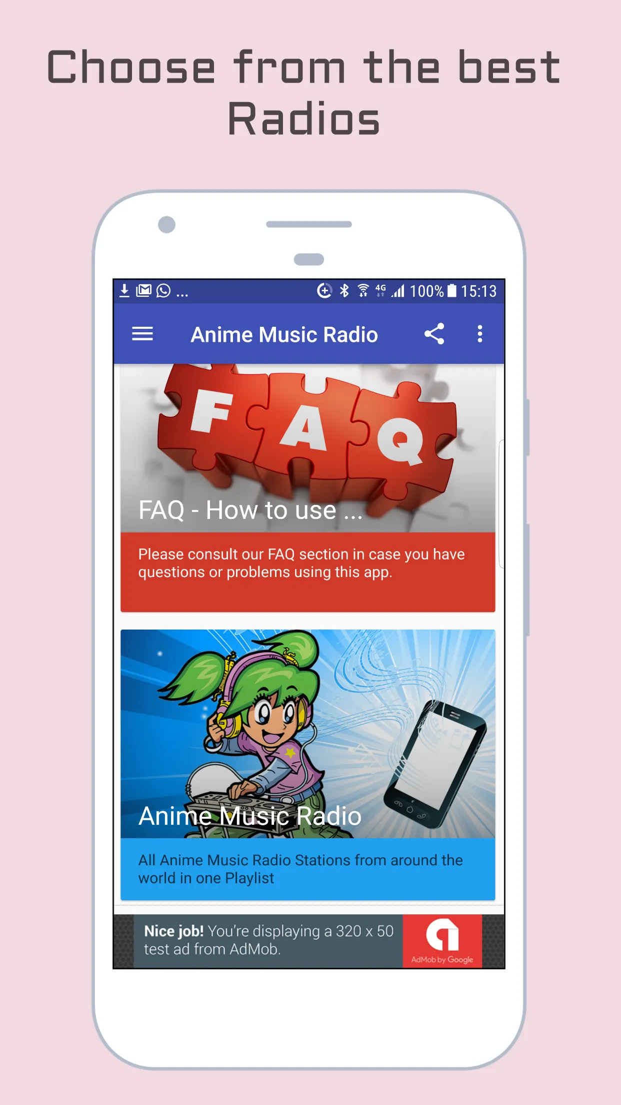 Anime Radio Music Soundtracks | Indus Appstore | Screenshot