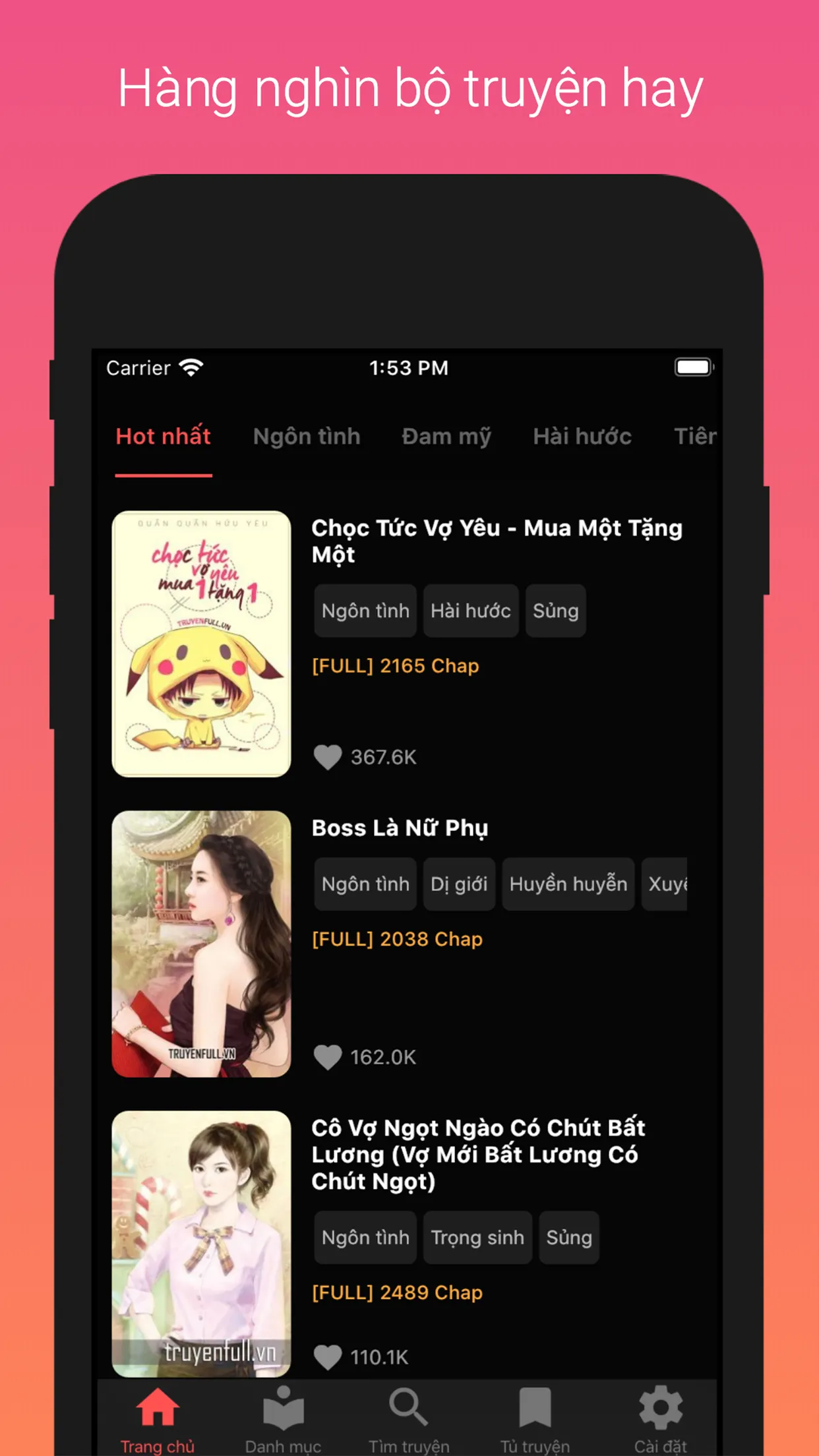 Love Truyện - Đọc Truyện Full | Indus Appstore | Screenshot