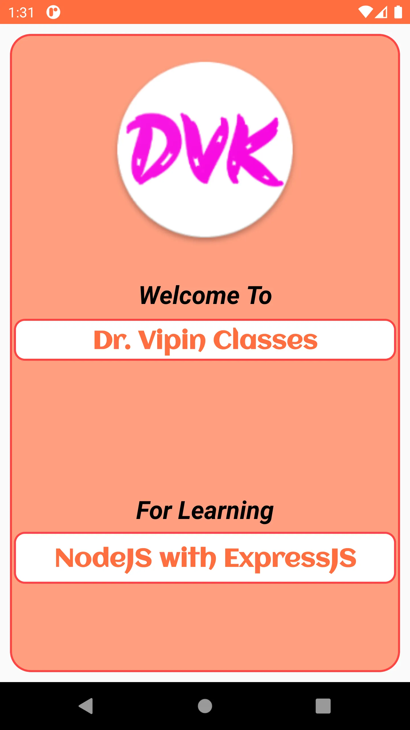 Learn NodeJS with ExpressJS | Indus Appstore | Screenshot