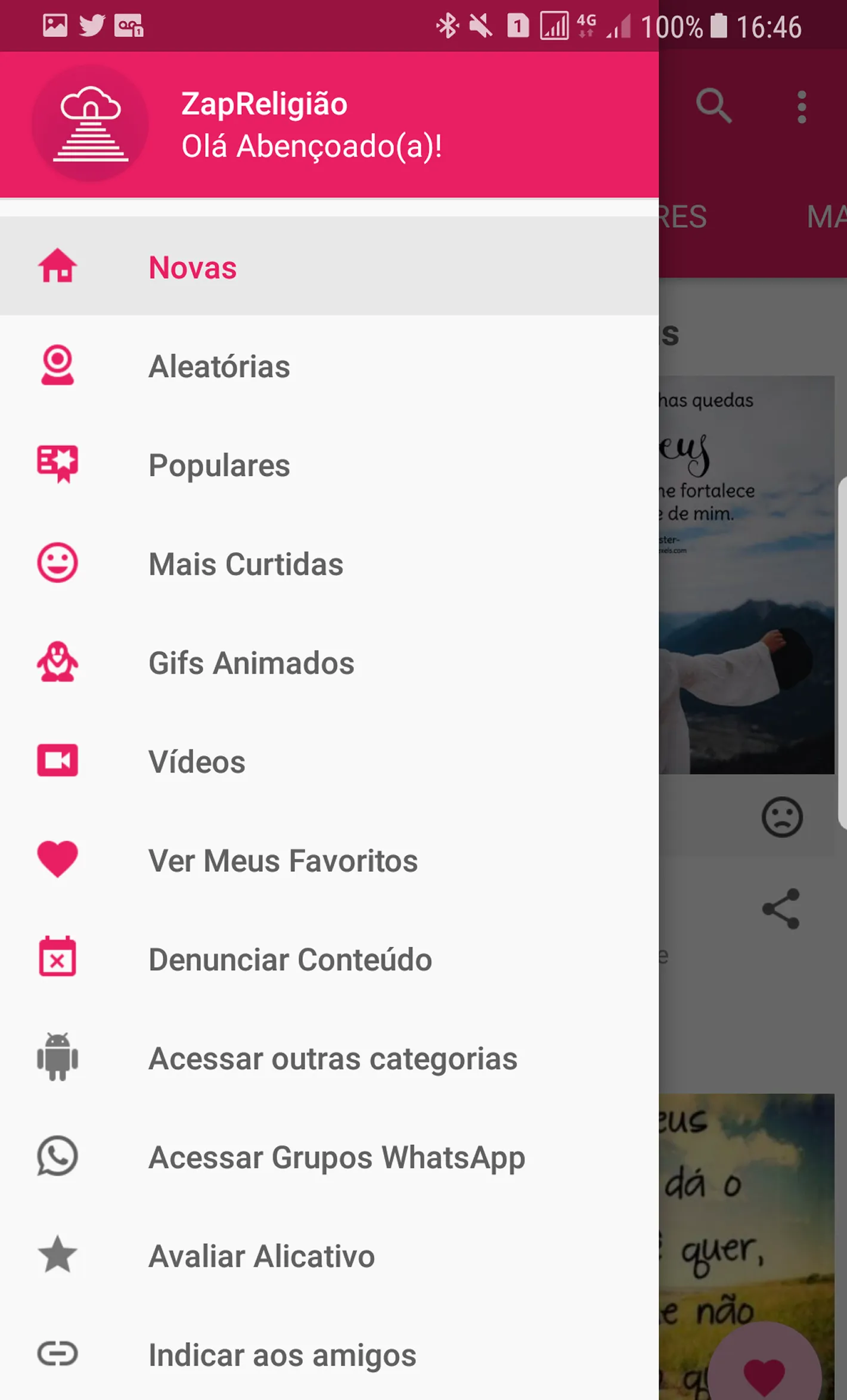 Reflexões, Frases e Saudações | Indus Appstore | Screenshot