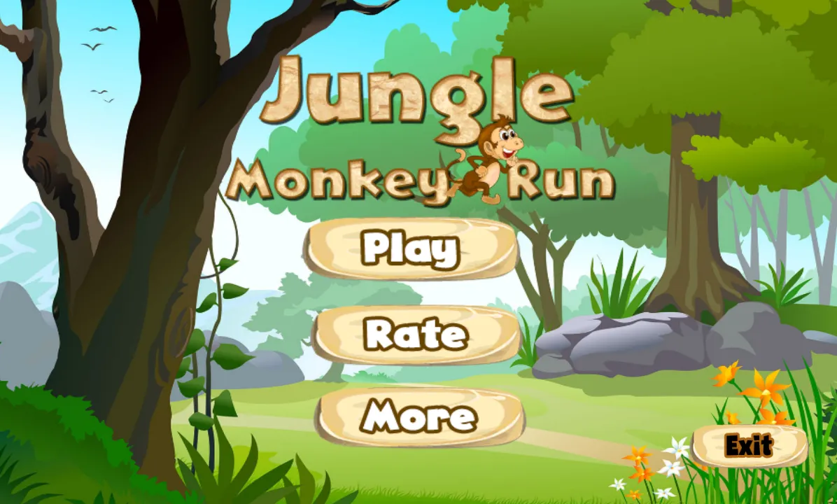 Jungle Monkey Run | Indus Appstore | Screenshot