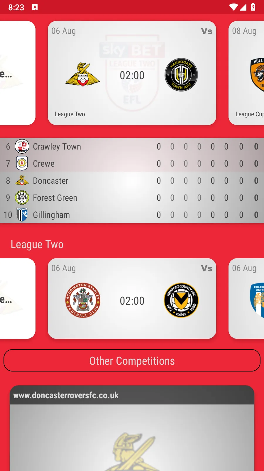 Doncaster Rovers Fan App | Indus Appstore | Screenshot