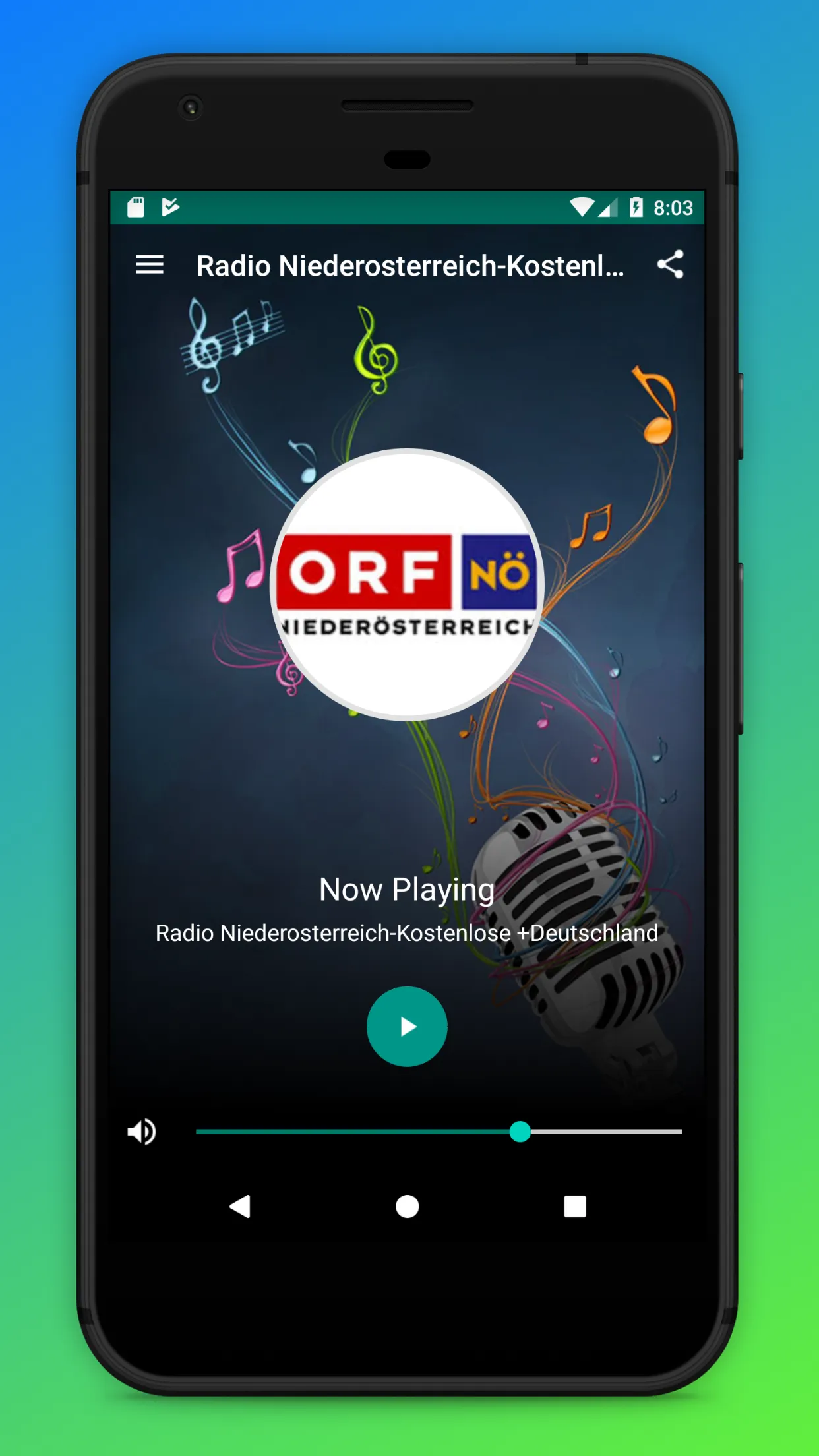 Radio Niederösterreich Online | Indus Appstore | Screenshot