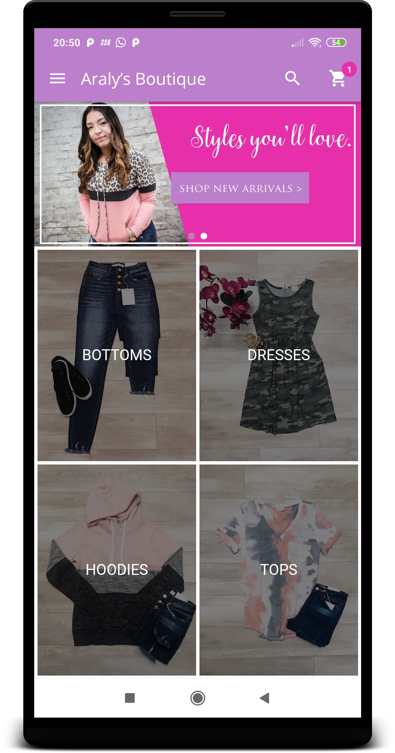 Araly’s Boutique | Indus Appstore | Screenshot