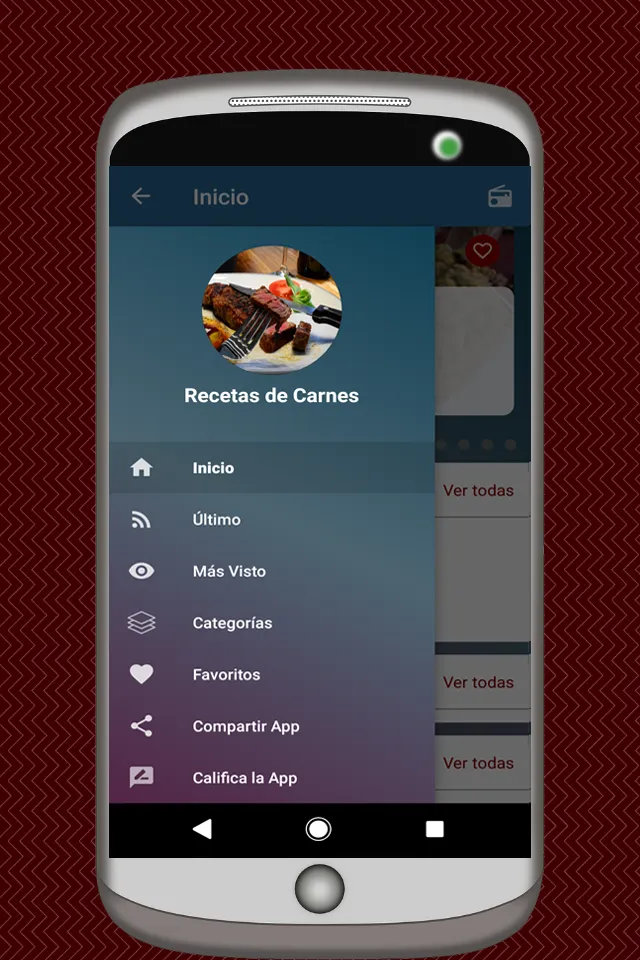 Recetas de Carnes | Indus Appstore | Screenshot