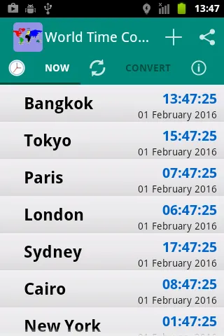 World Time Zone Converter | Indus Appstore | Screenshot