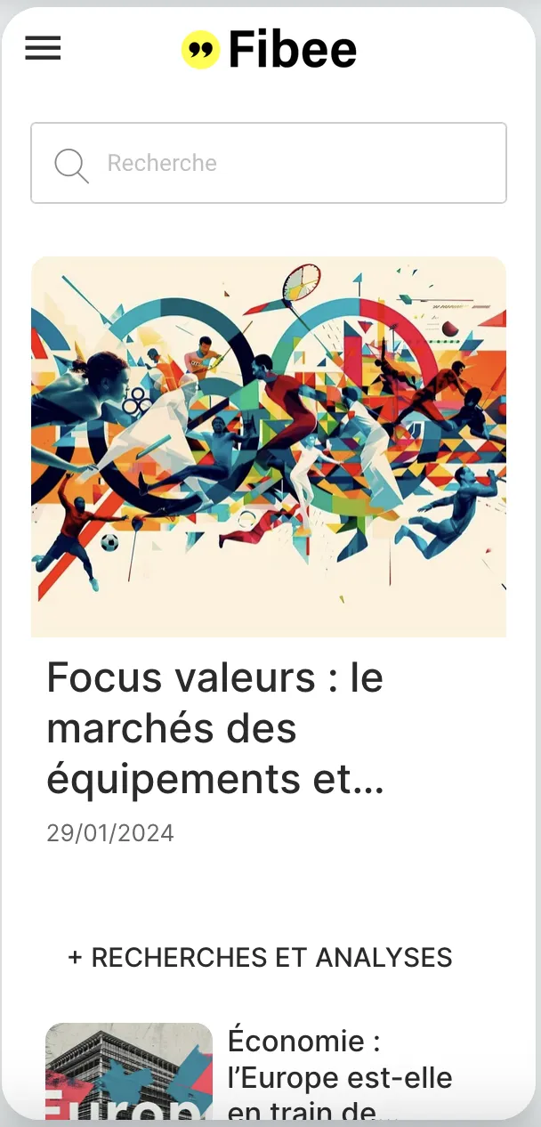 FiBee : analyses financières | Indus Appstore | Screenshot