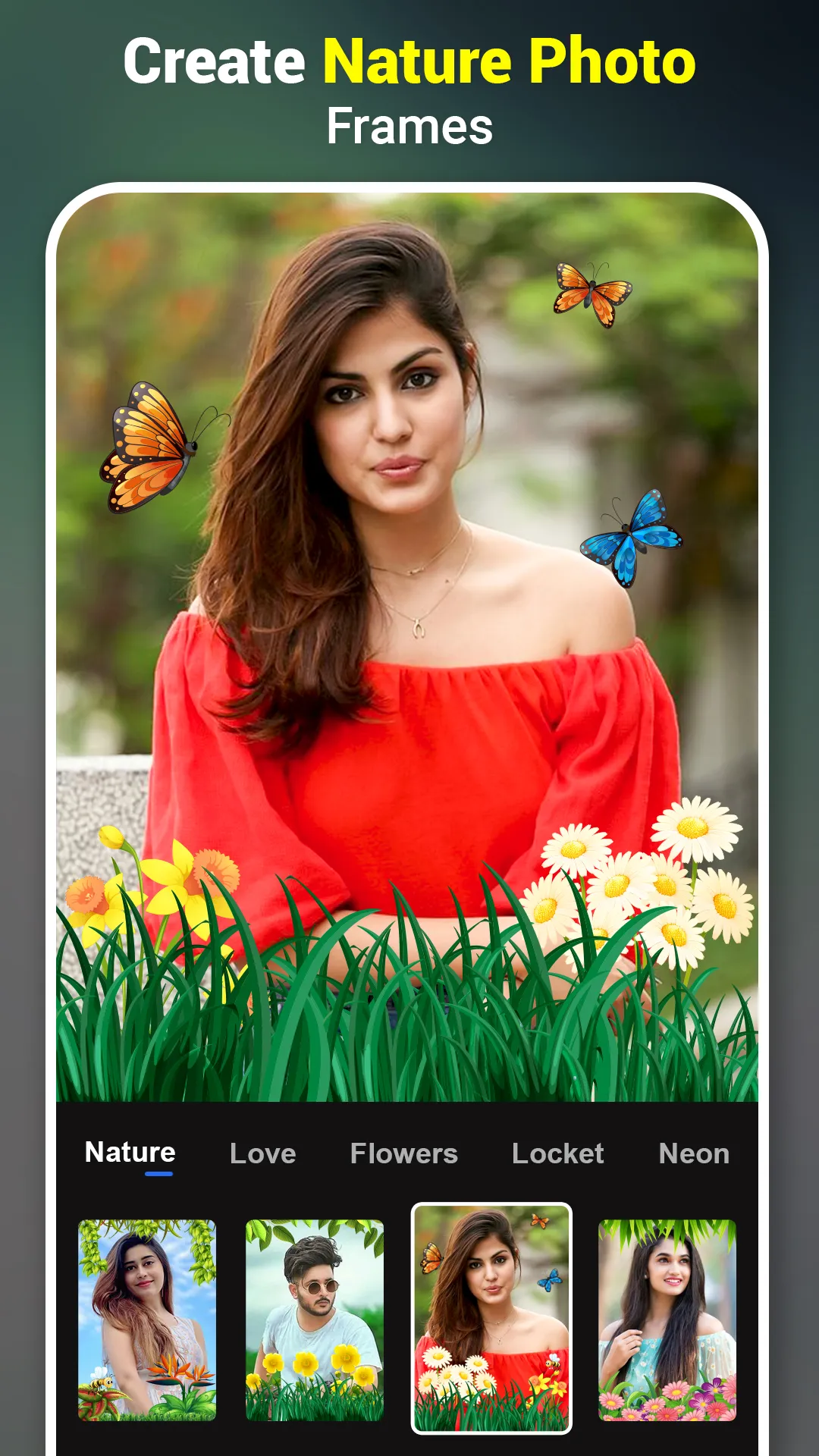 Nature Photo Frame & Editor | Indus Appstore | Screenshot