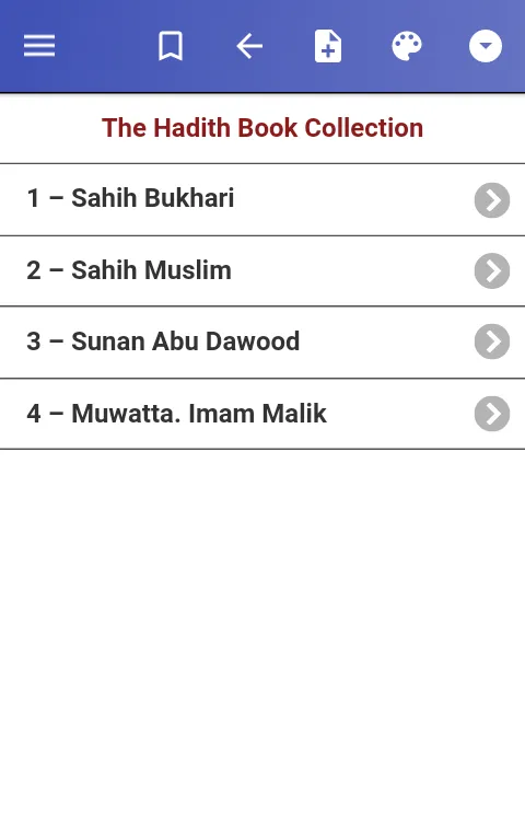 The Hadith Collection | Indus Appstore | Screenshot