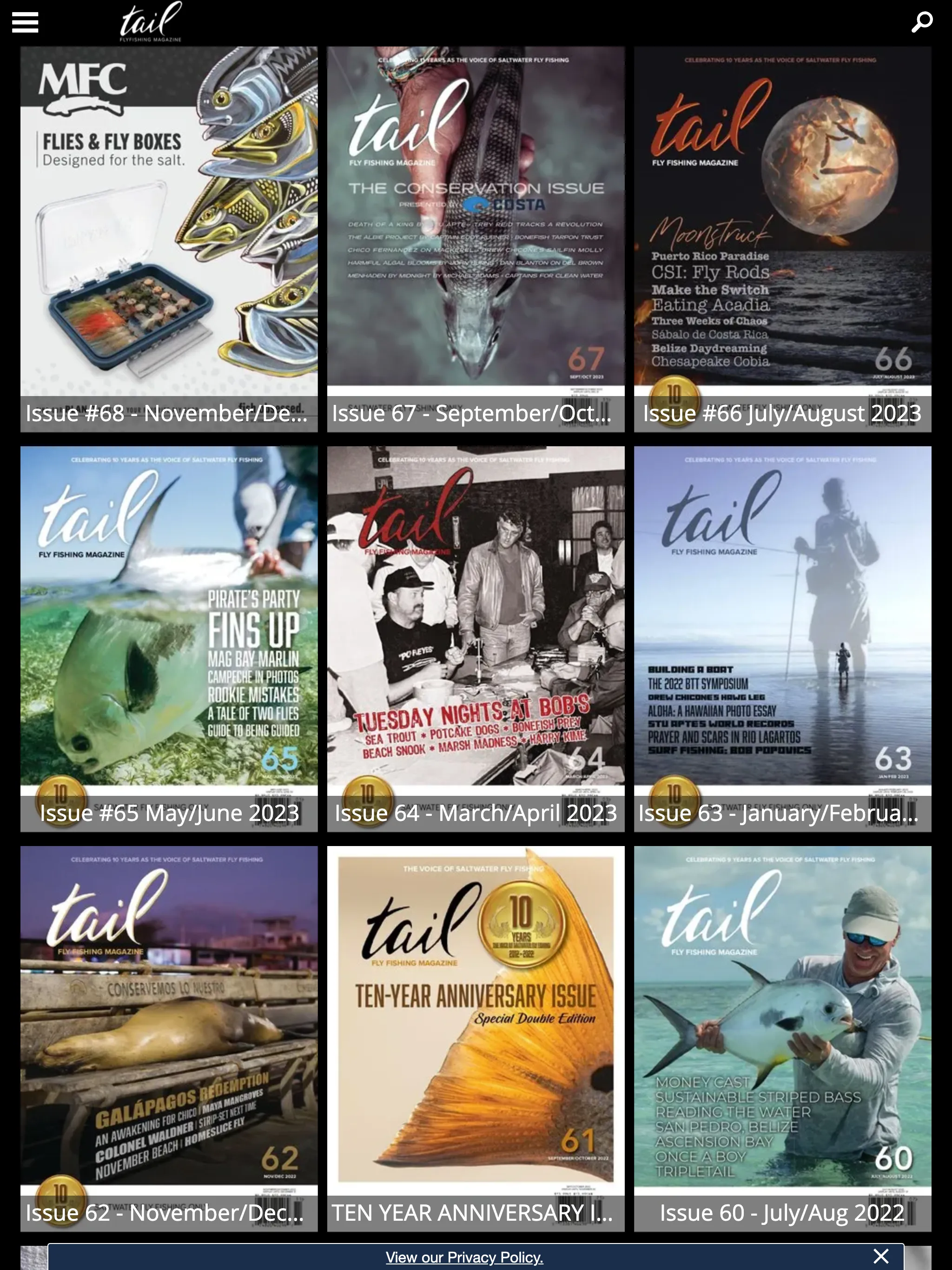 Tail Fly Fishing Magazine | Indus Appstore | Screenshot