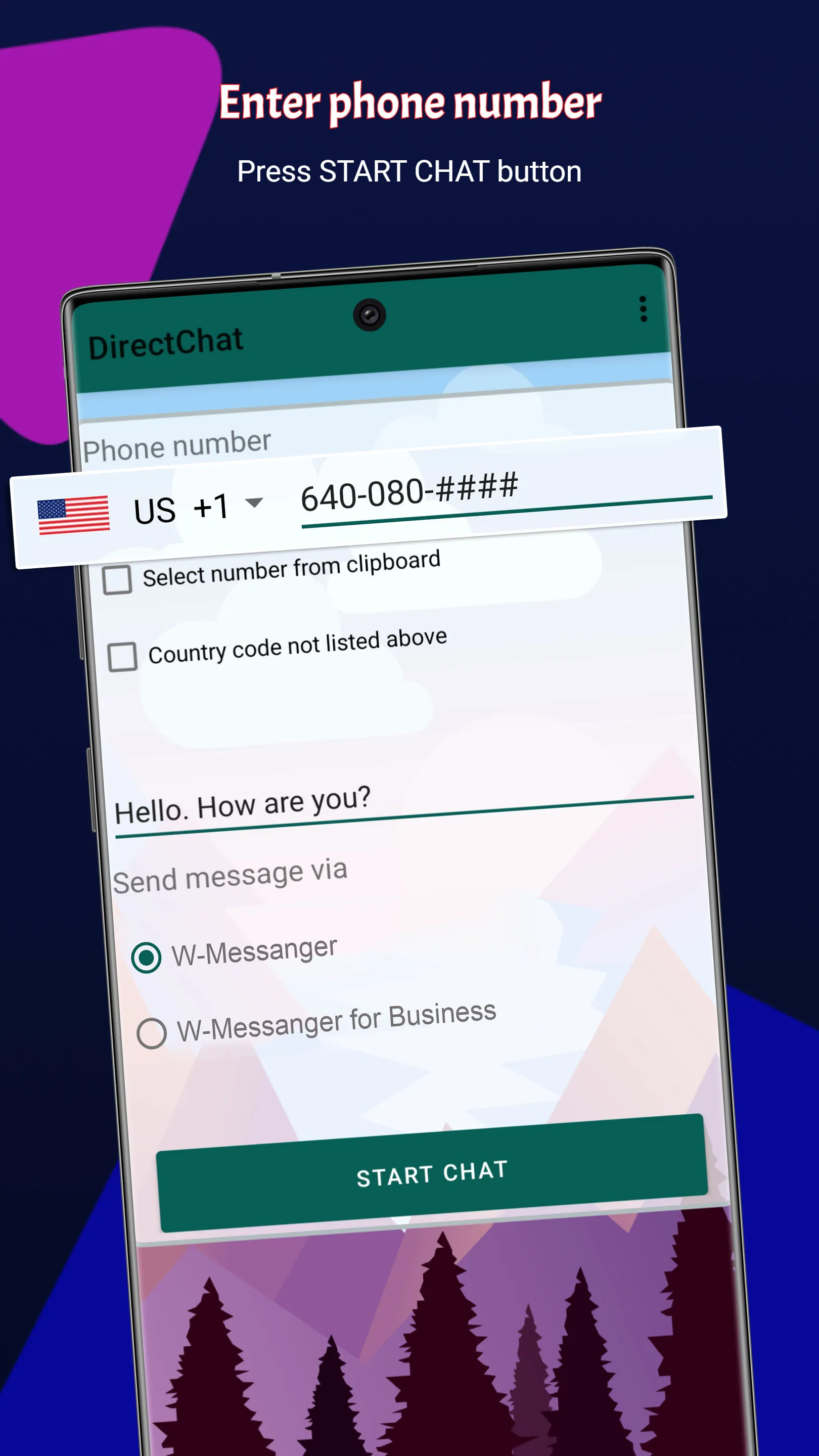 DirectChat-Without save number | Indus Appstore | Screenshot