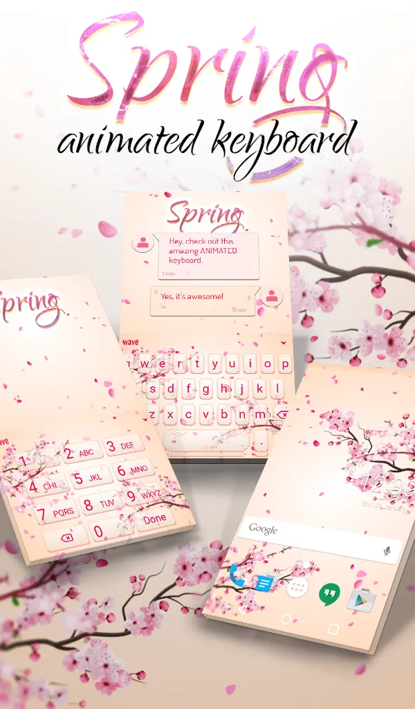 Spring Keyboard & Wallpaper | Indus Appstore | Screenshot