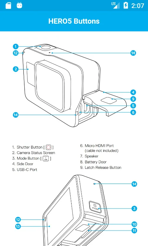 User Guide for GoPro Hero 5 | Indus Appstore | Screenshot