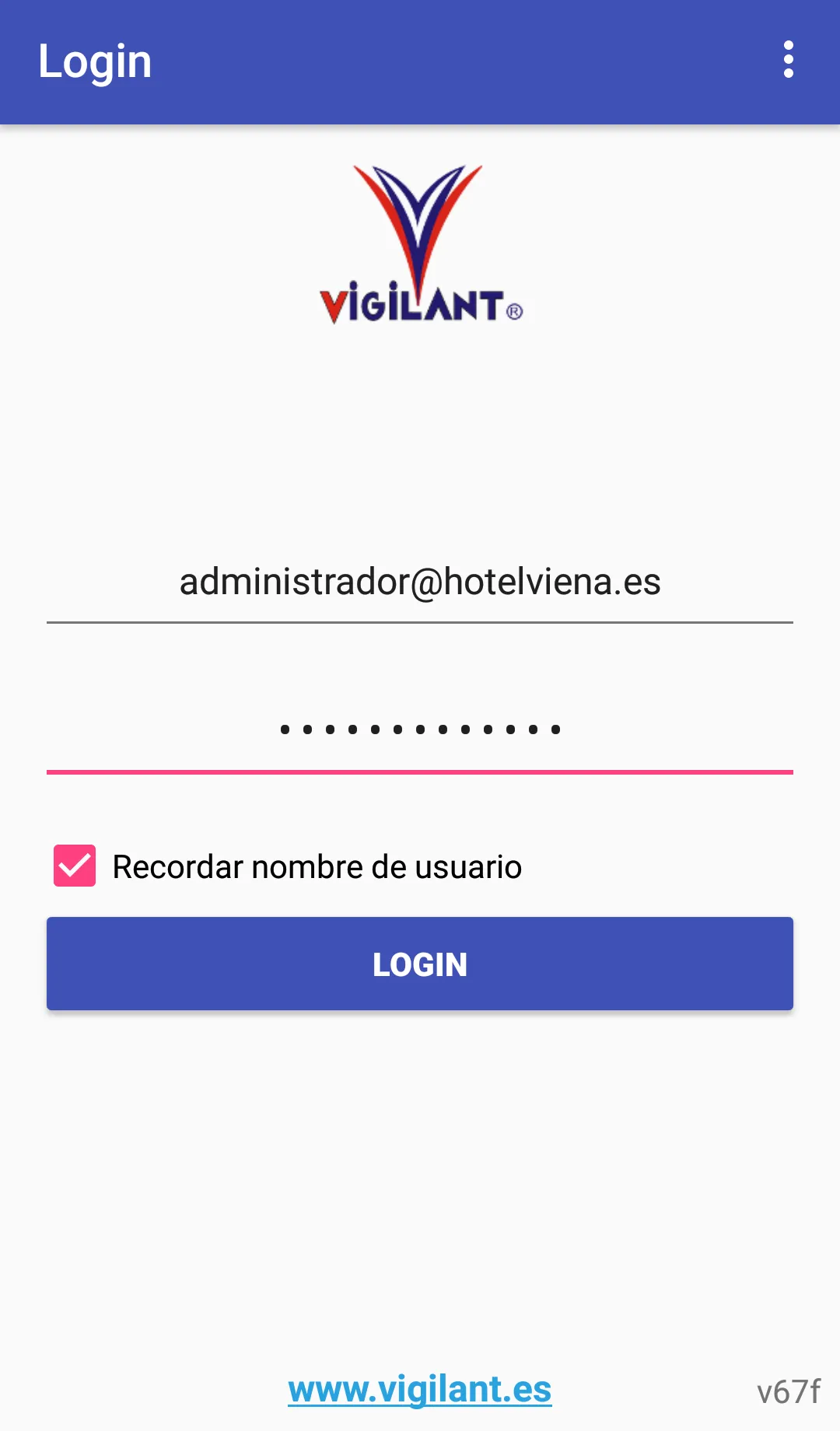 Vigilant Gestor Biométrico | Indus Appstore | Screenshot