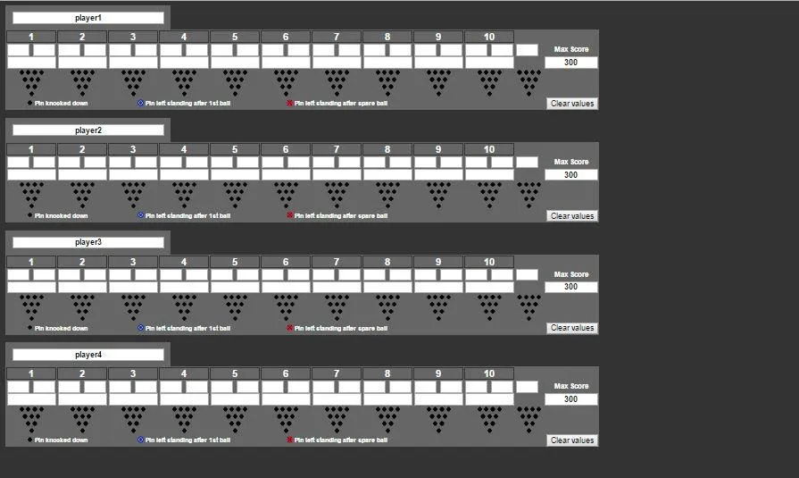 Bowling Score Sheet | Indus Appstore | Screenshot