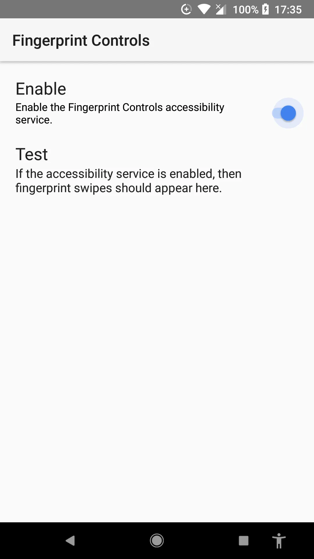 Fingerprint Controls | Indus Appstore | Screenshot