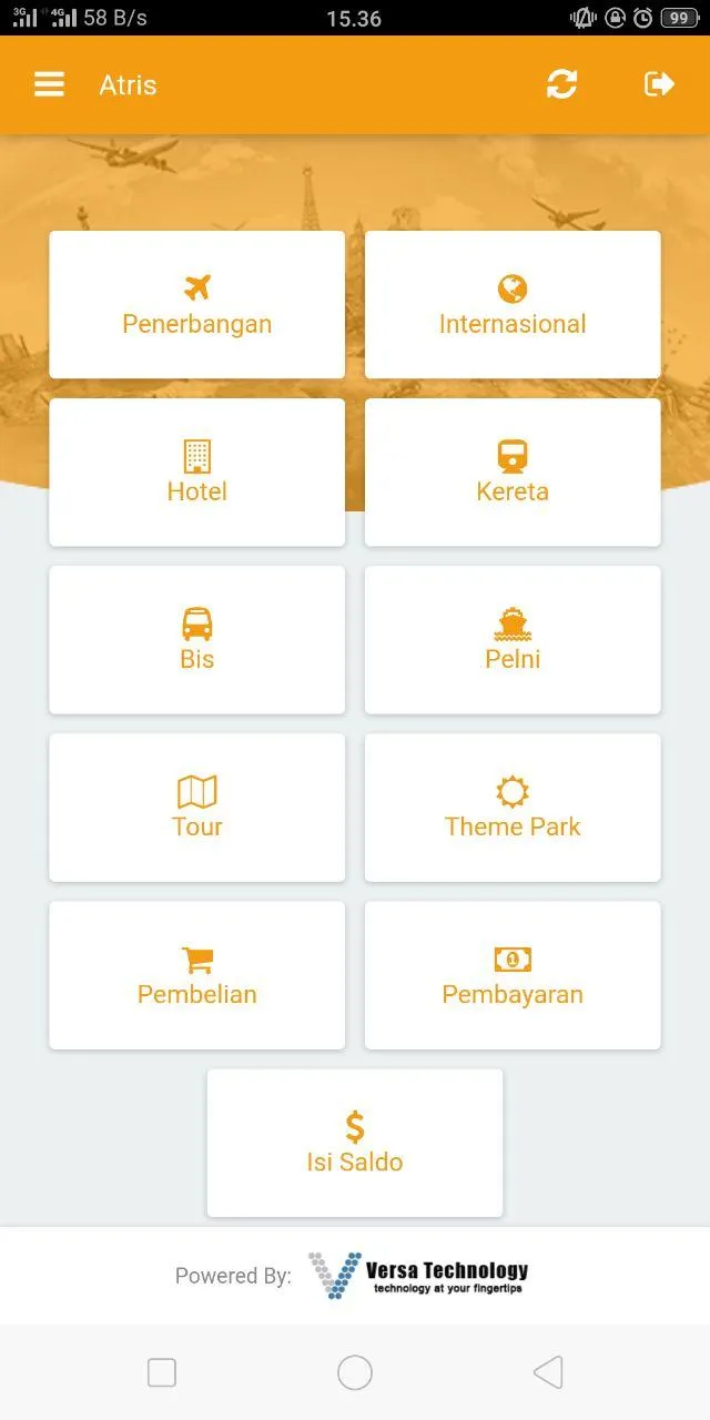 ATRIS VersaTiket | Indus Appstore | Screenshot