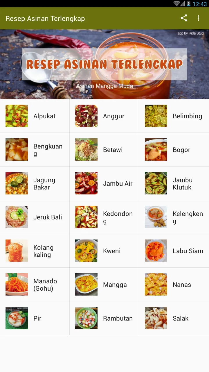 resep asinan terlengkap | Indus Appstore | Screenshot