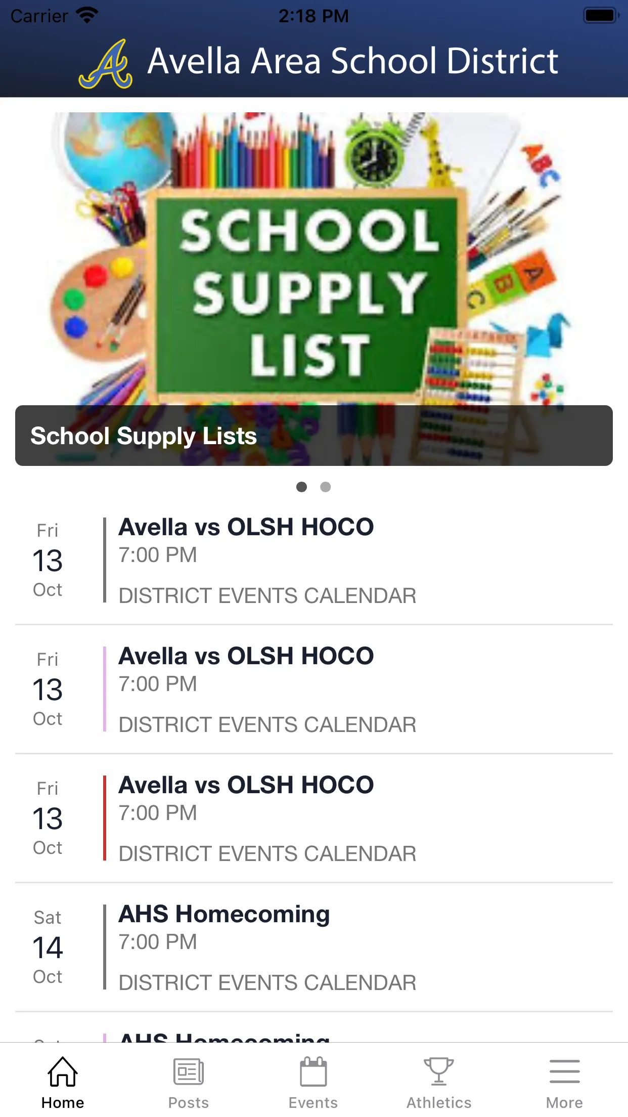 Avella Area School District | Indus Appstore | Screenshot