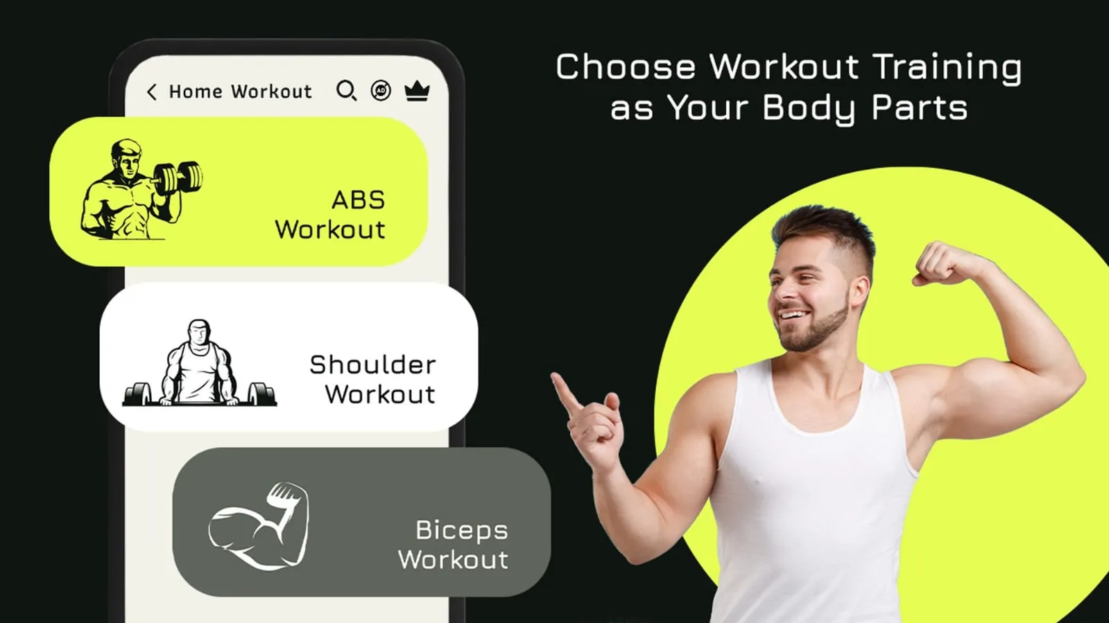 Workouts For Men: Gym & Home | Indus Appstore | Screenshot