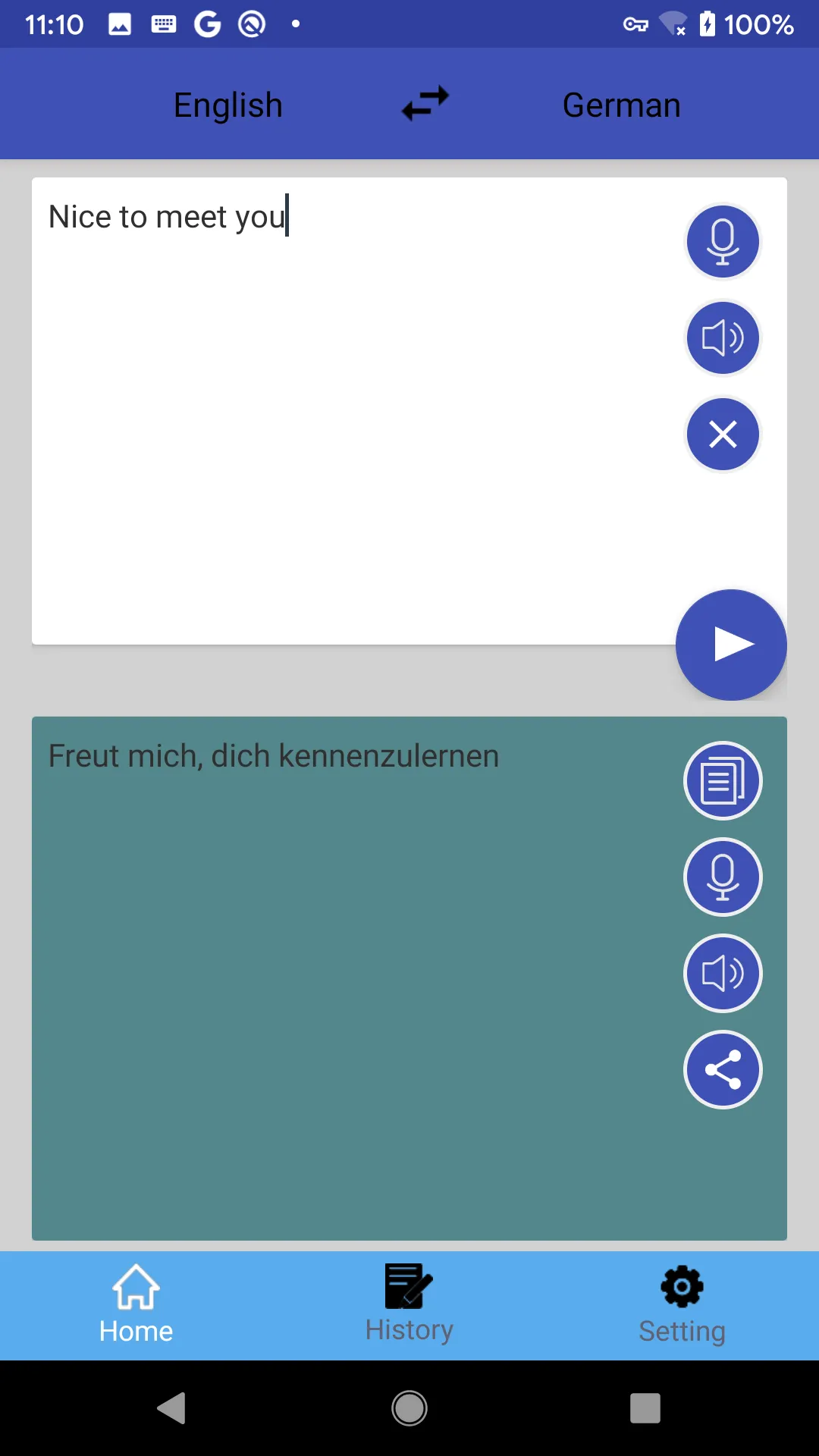 English German Translator | Ge | Indus Appstore | Screenshot