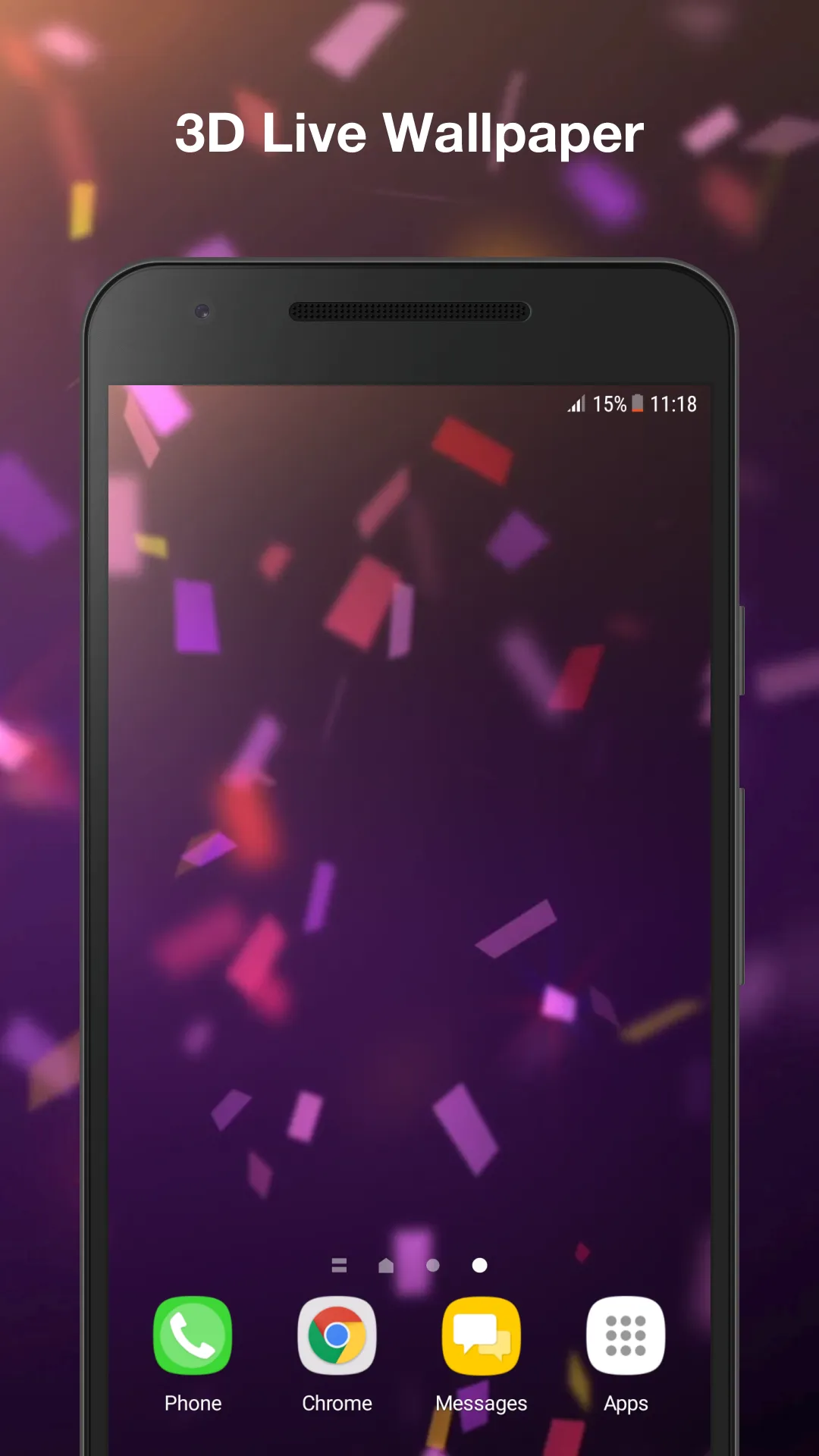 Confetti Live Wallpaper | Indus Appstore | Screenshot