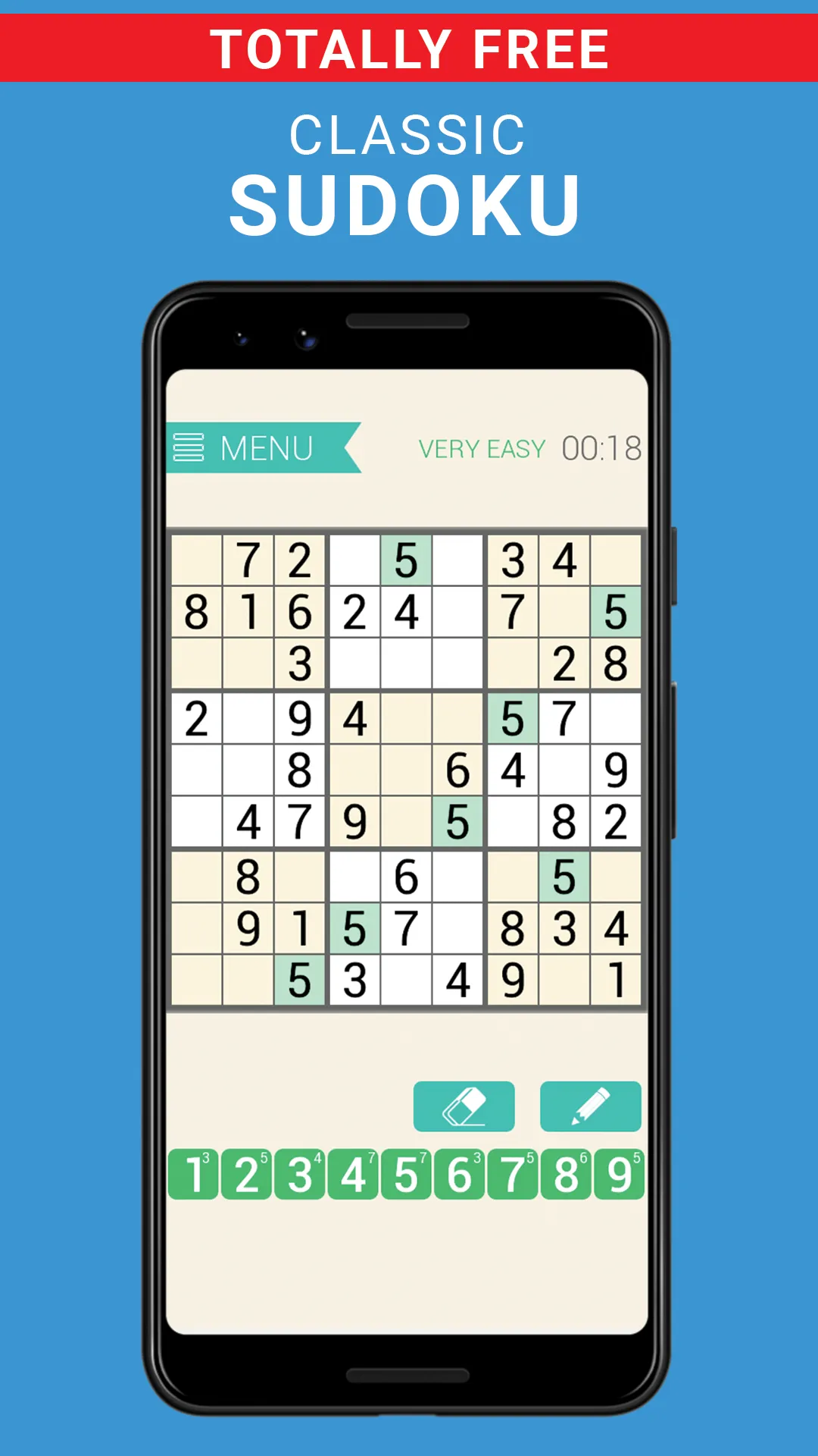 Sudoku classic - easy sudoku | Indus Appstore | Screenshot