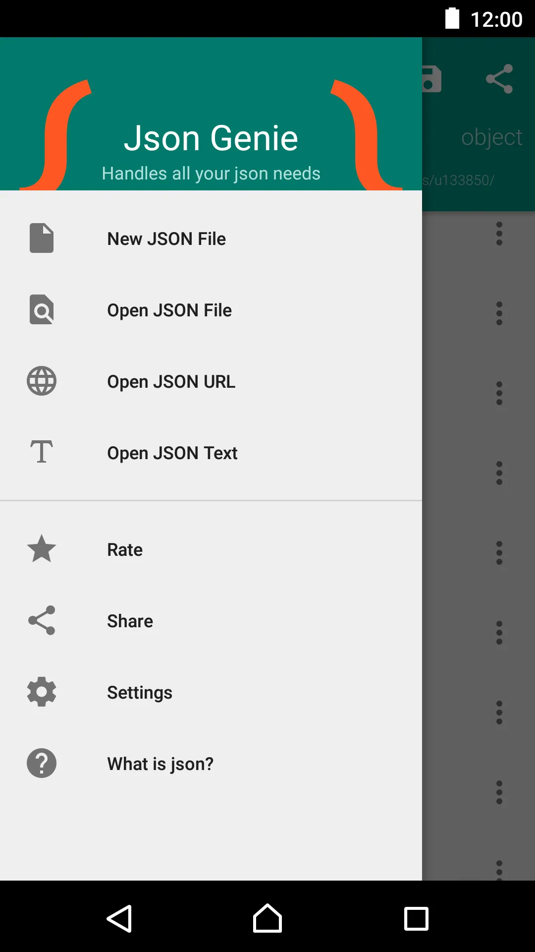 Json Genie (Viewer & Editor) | Indus Appstore | Screenshot