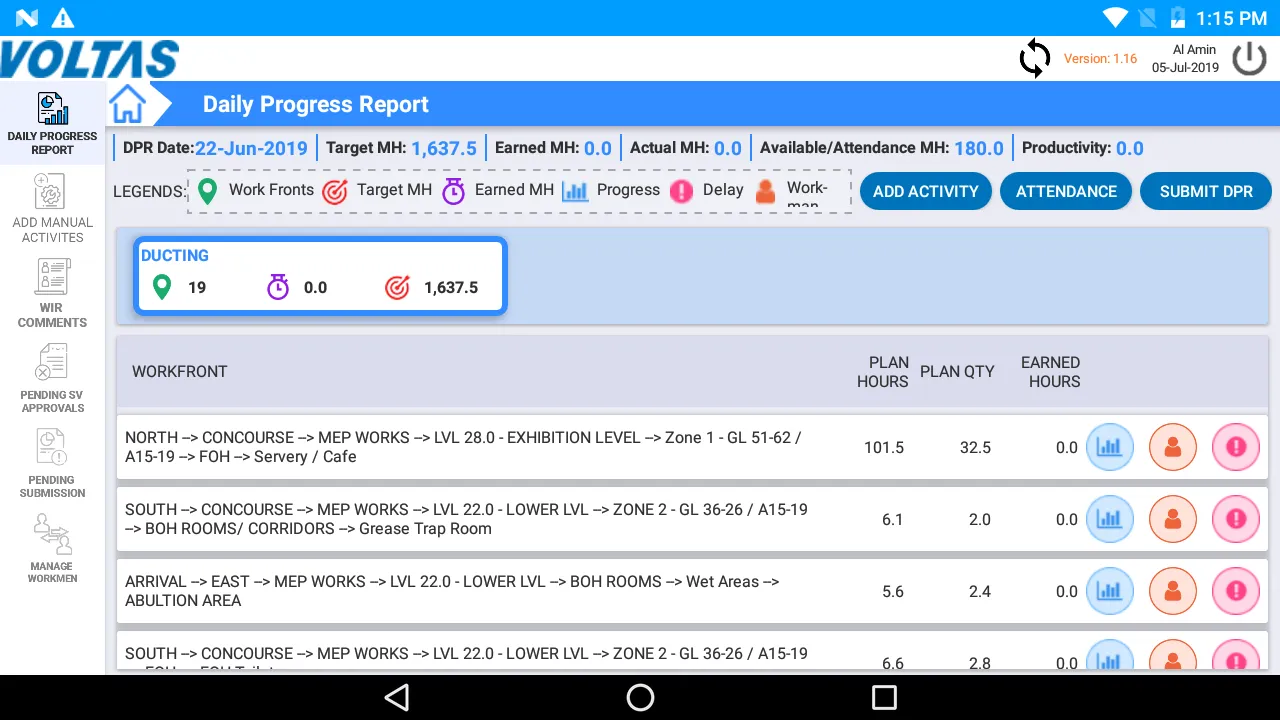 Voltas Foreman | Indus Appstore | Screenshot