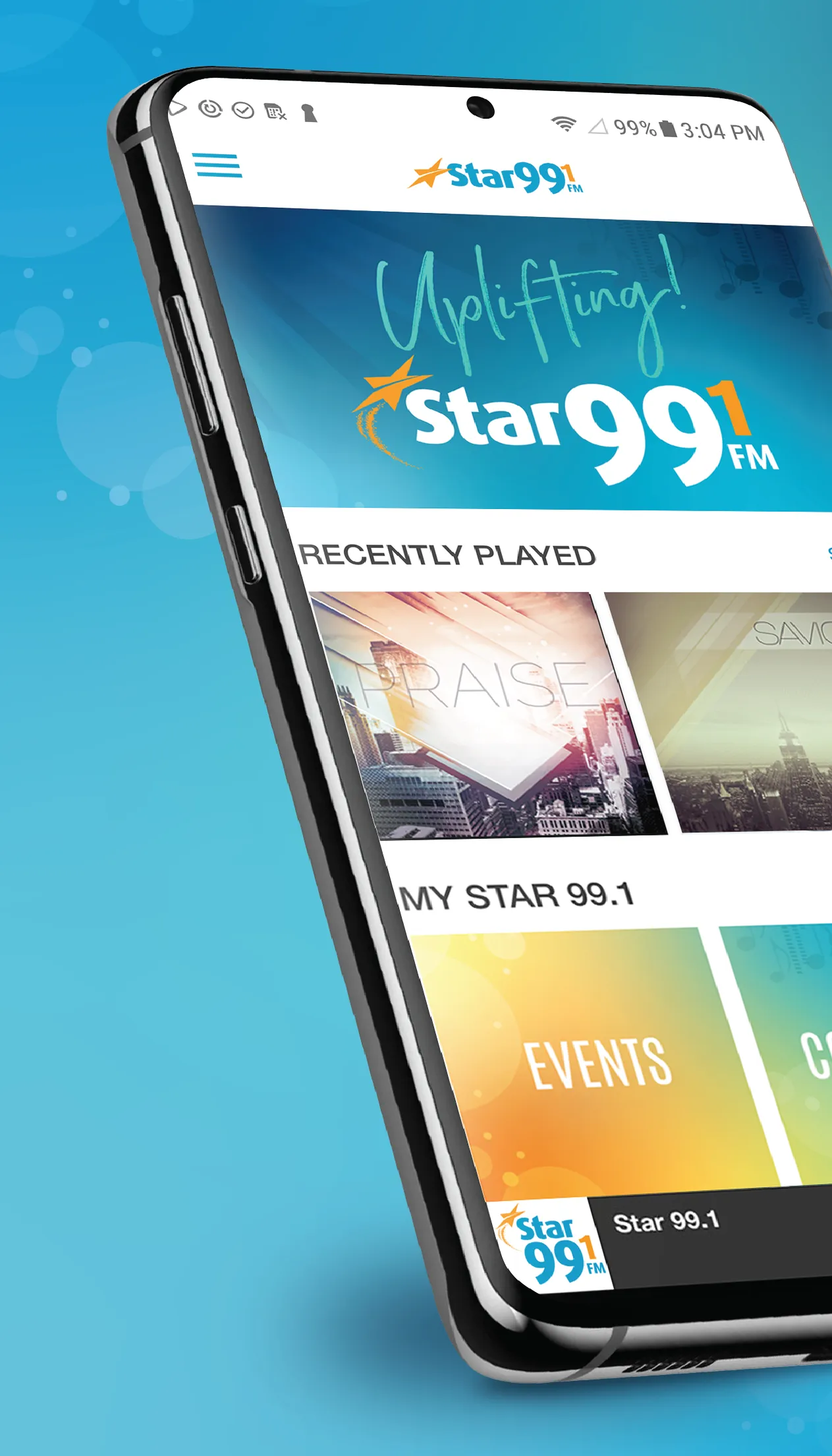 STAR 99.1 | Indus Appstore | Screenshot