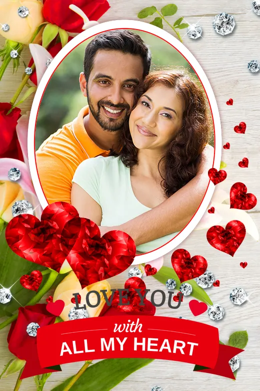 Valentine 2022 Photo Frame | Indus Appstore | Screenshot