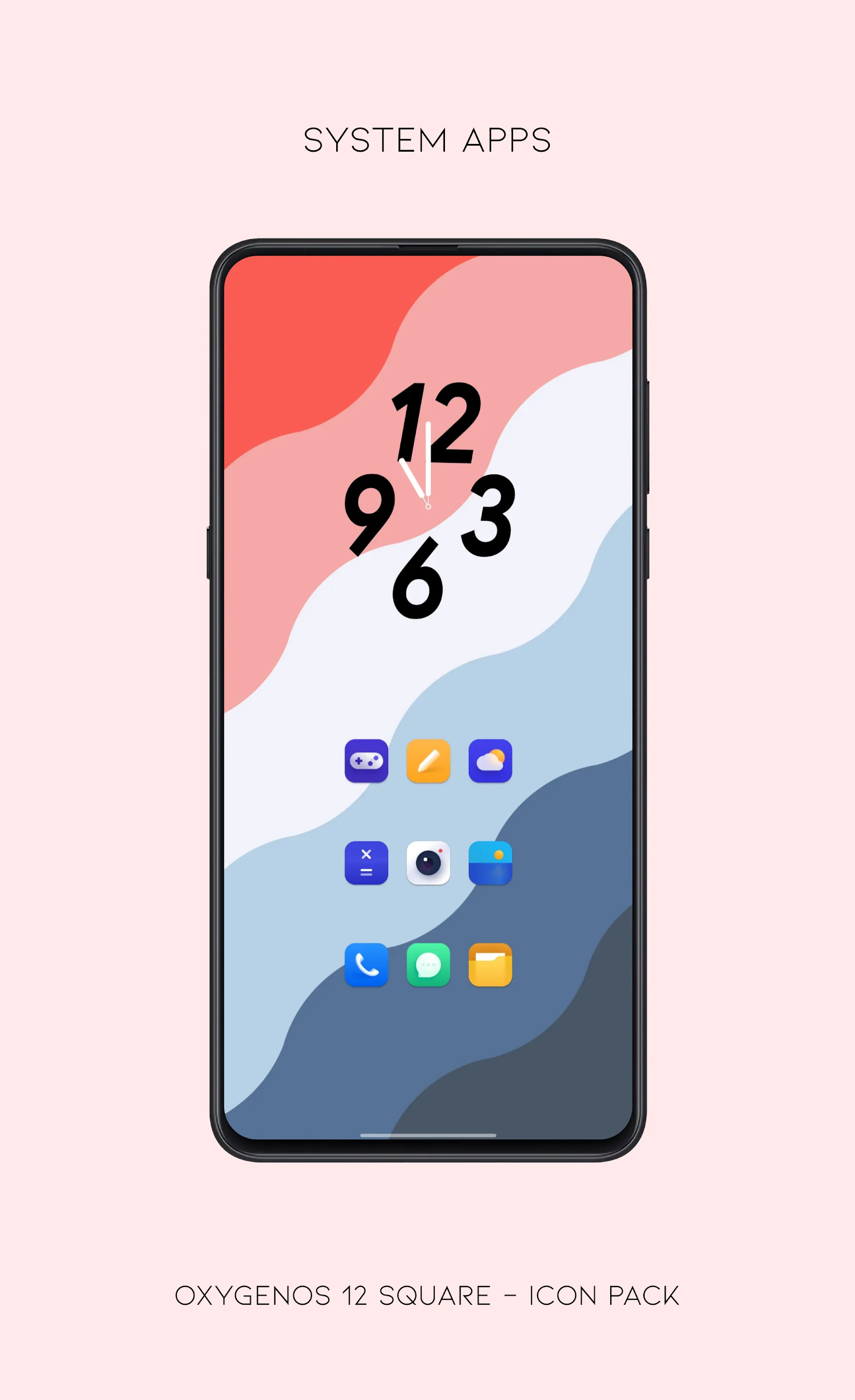 OxygenOS 12 square - icon pack | Indus Appstore | Screenshot