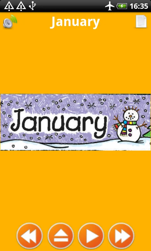 Months for Kids Flashcards | Indus Appstore | Screenshot