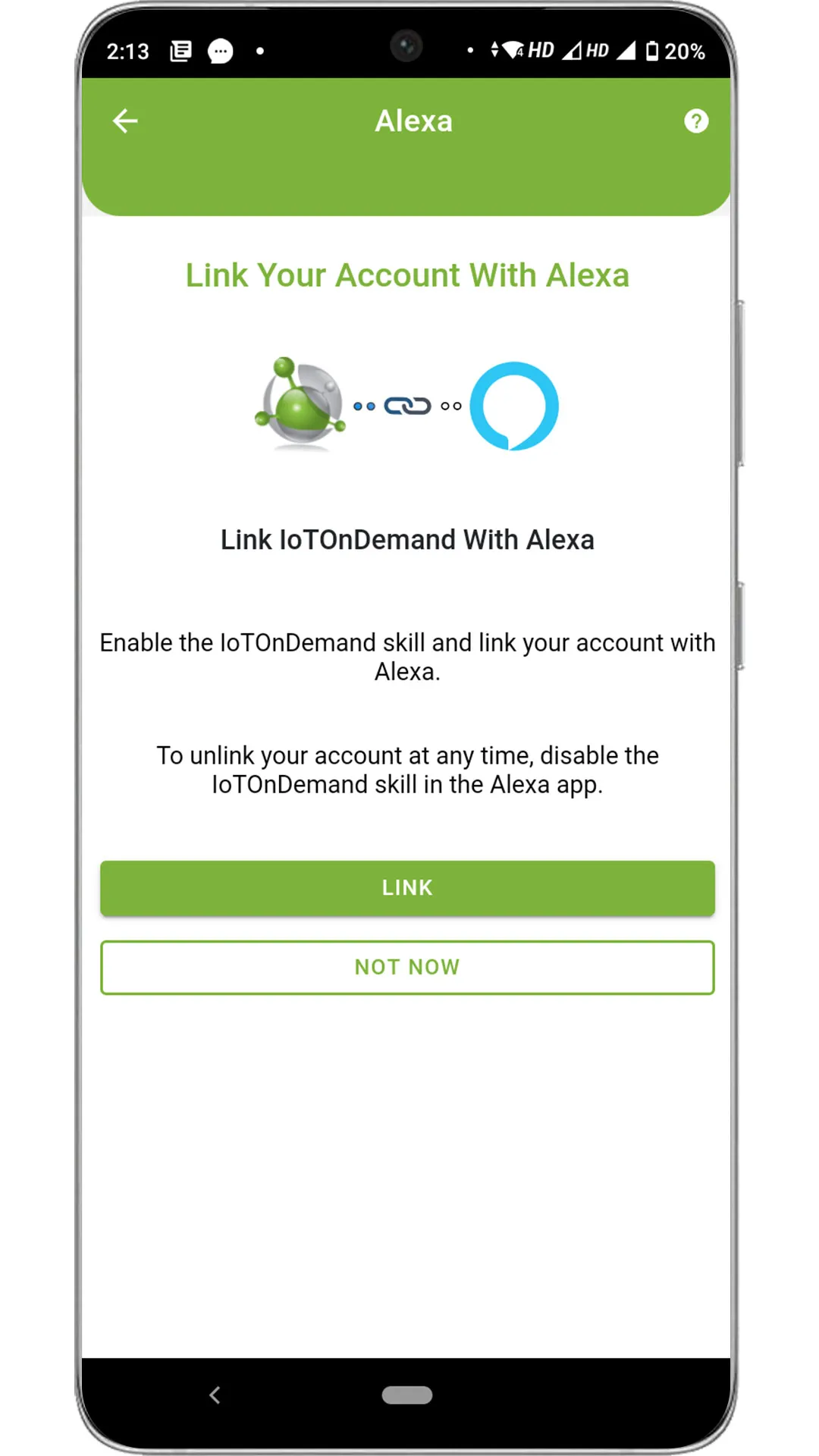 IoTOnDemand Smart App | Indus Appstore | Screenshot