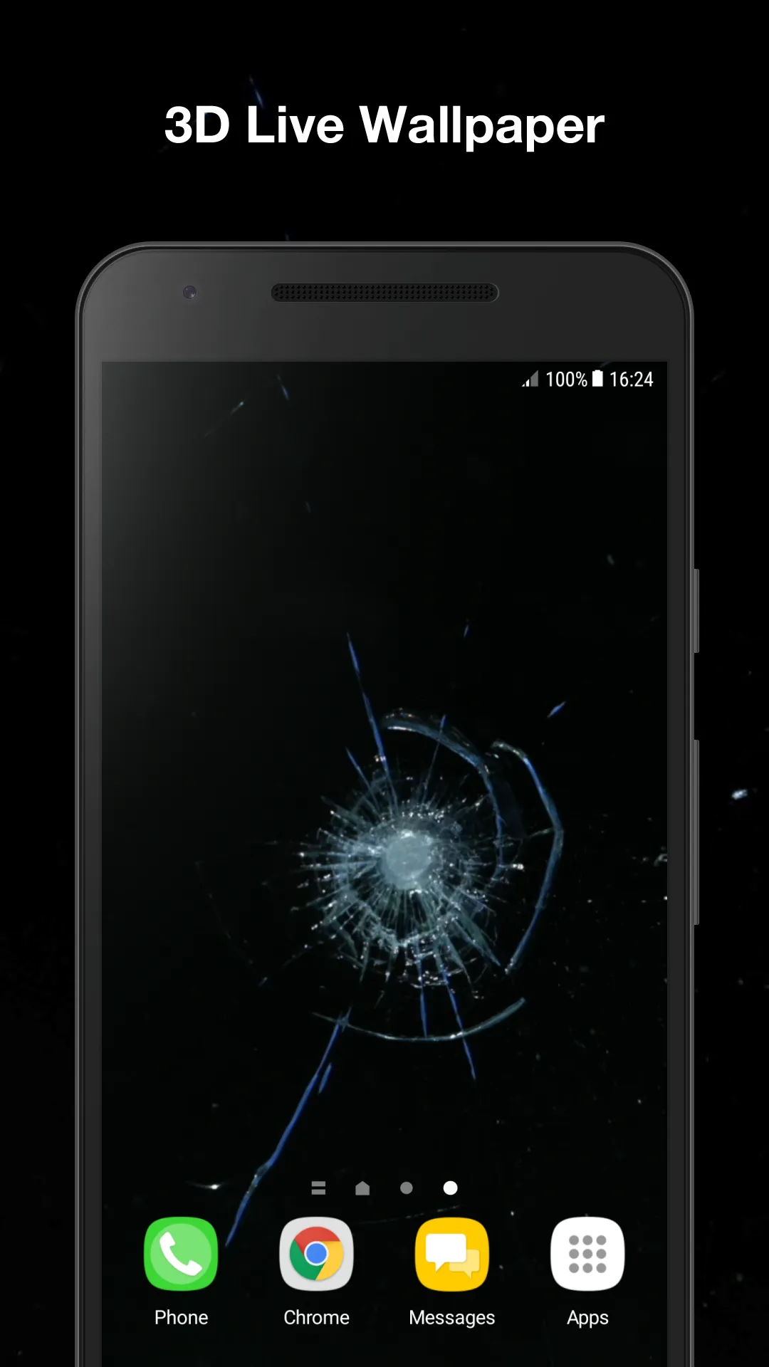 Black Glass Live Wallpaper | Indus Appstore | Screenshot