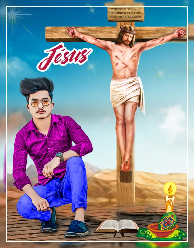 Jesus Photo Frame | Indus Appstore | Screenshot