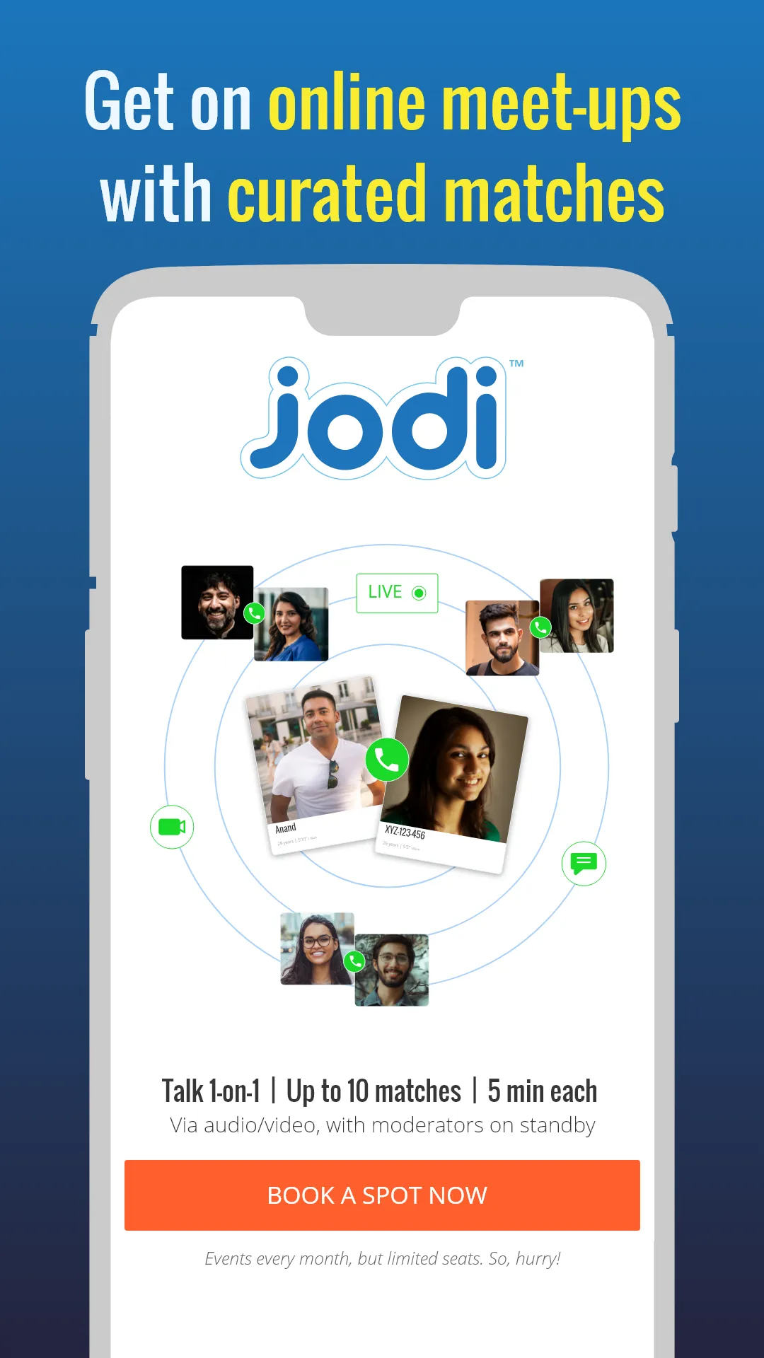 JODI: Matchmaking app | Indus Appstore | Screenshot