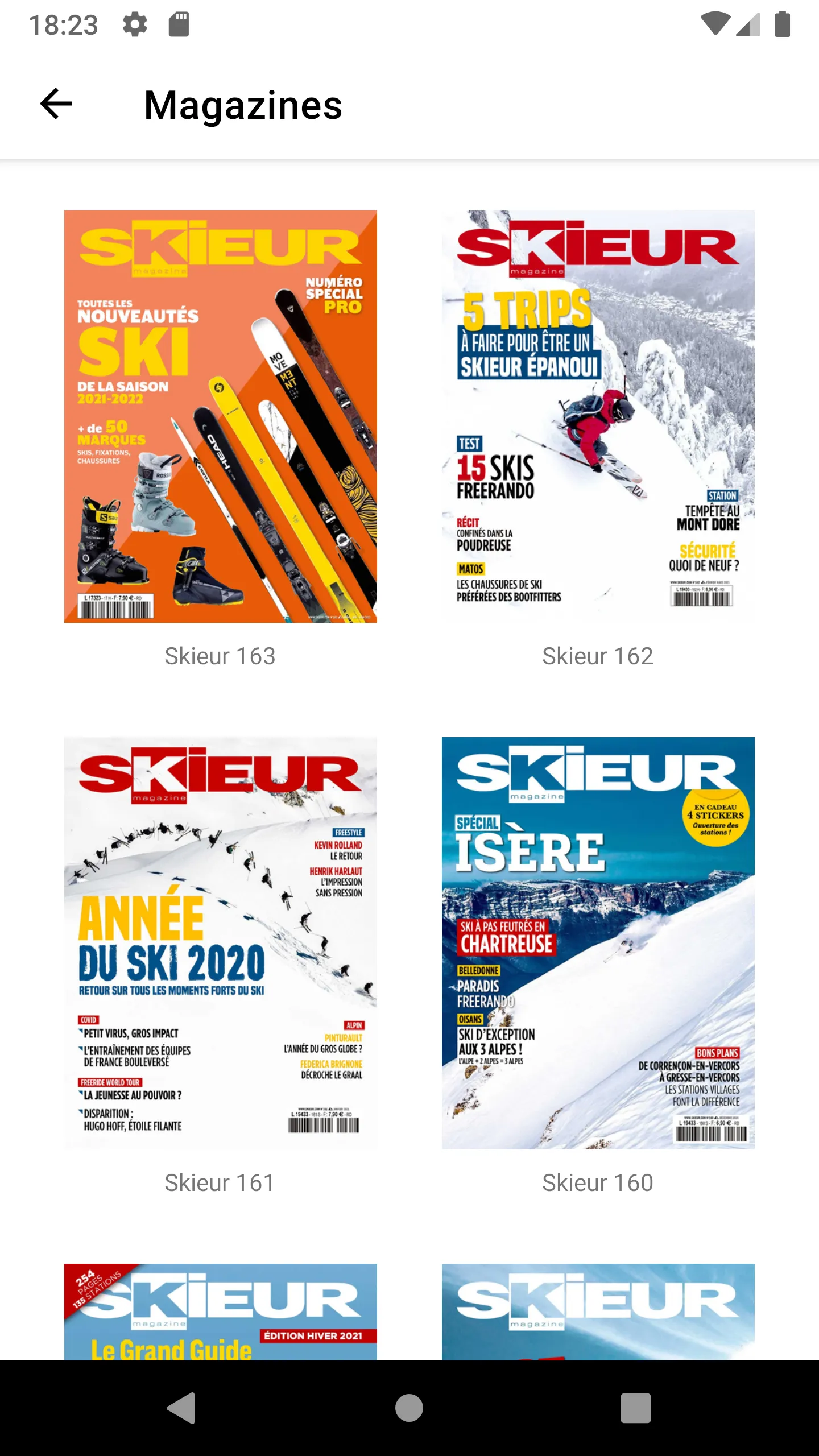 Skieur Magazine | Indus Appstore | Screenshot