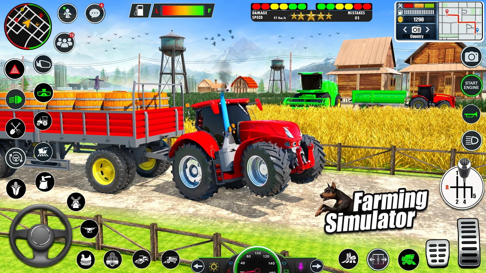 Indian Farming Tractor Game 3D | Indus Appstore | Screenshot