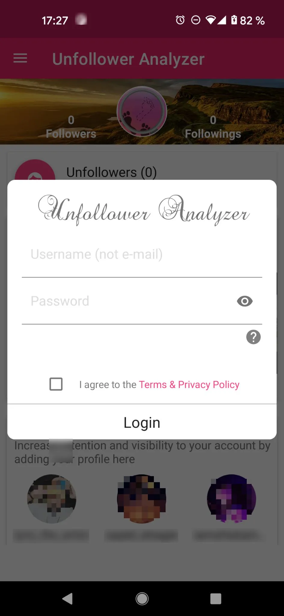 Unfollowers & Ghost Followers | Indus Appstore | Screenshot