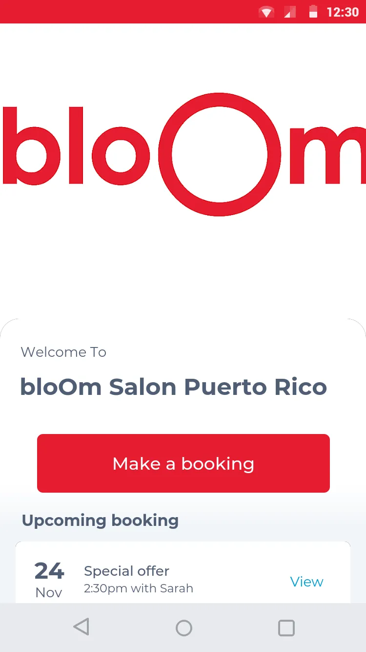 bloOm Salon Puerto Rico | Indus Appstore | Screenshot