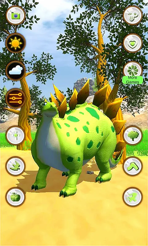 Talking Stegosaurus | Indus Appstore | Screenshot