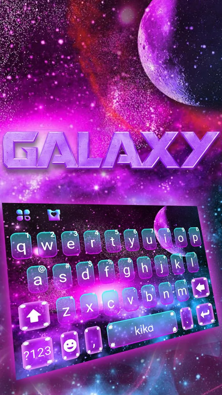 Fantasy Galaxy Keyboard Theme | Indus Appstore | Screenshot