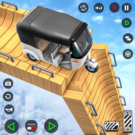 Tuk Tuk Taxi Driving Games 3D | Indus Appstore | Screenshot