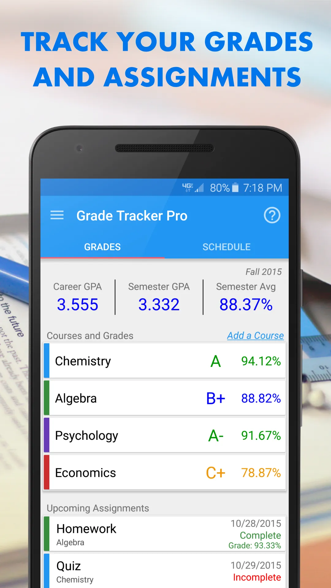 Grade Tracker Pro | Indus Appstore | Screenshot