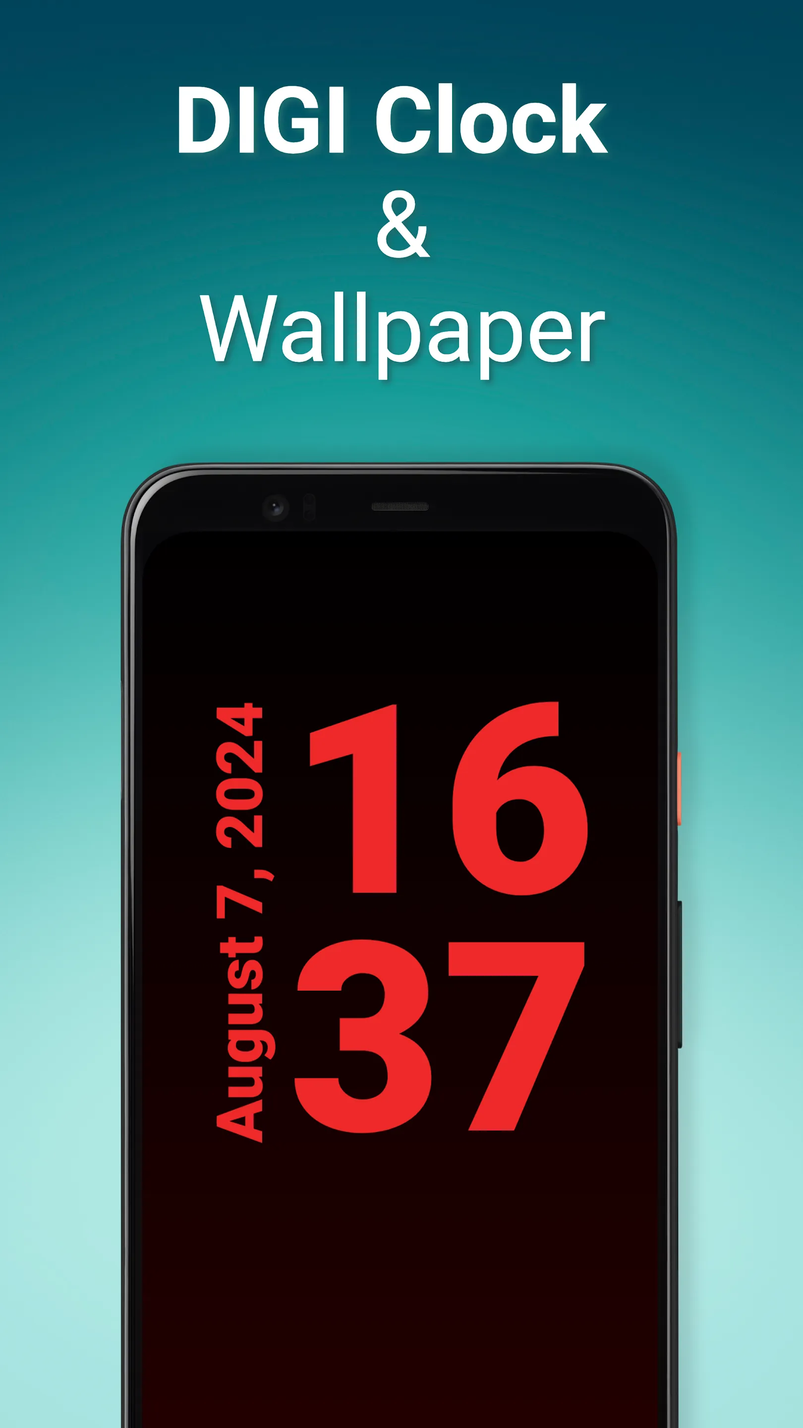 DIGI Clock & Wallpaper | Indus Appstore | Screenshot