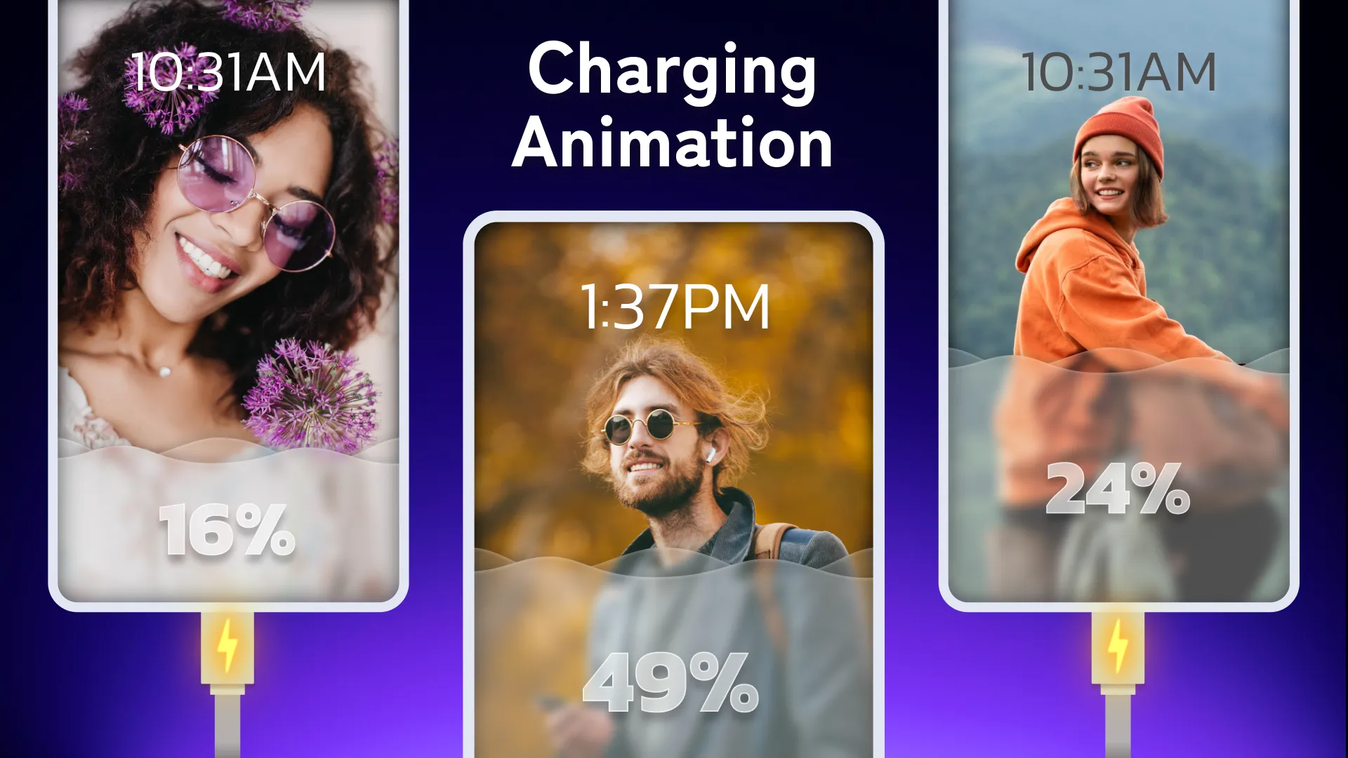 Battery Charging Animation 4K | Indus Appstore | Screenshot