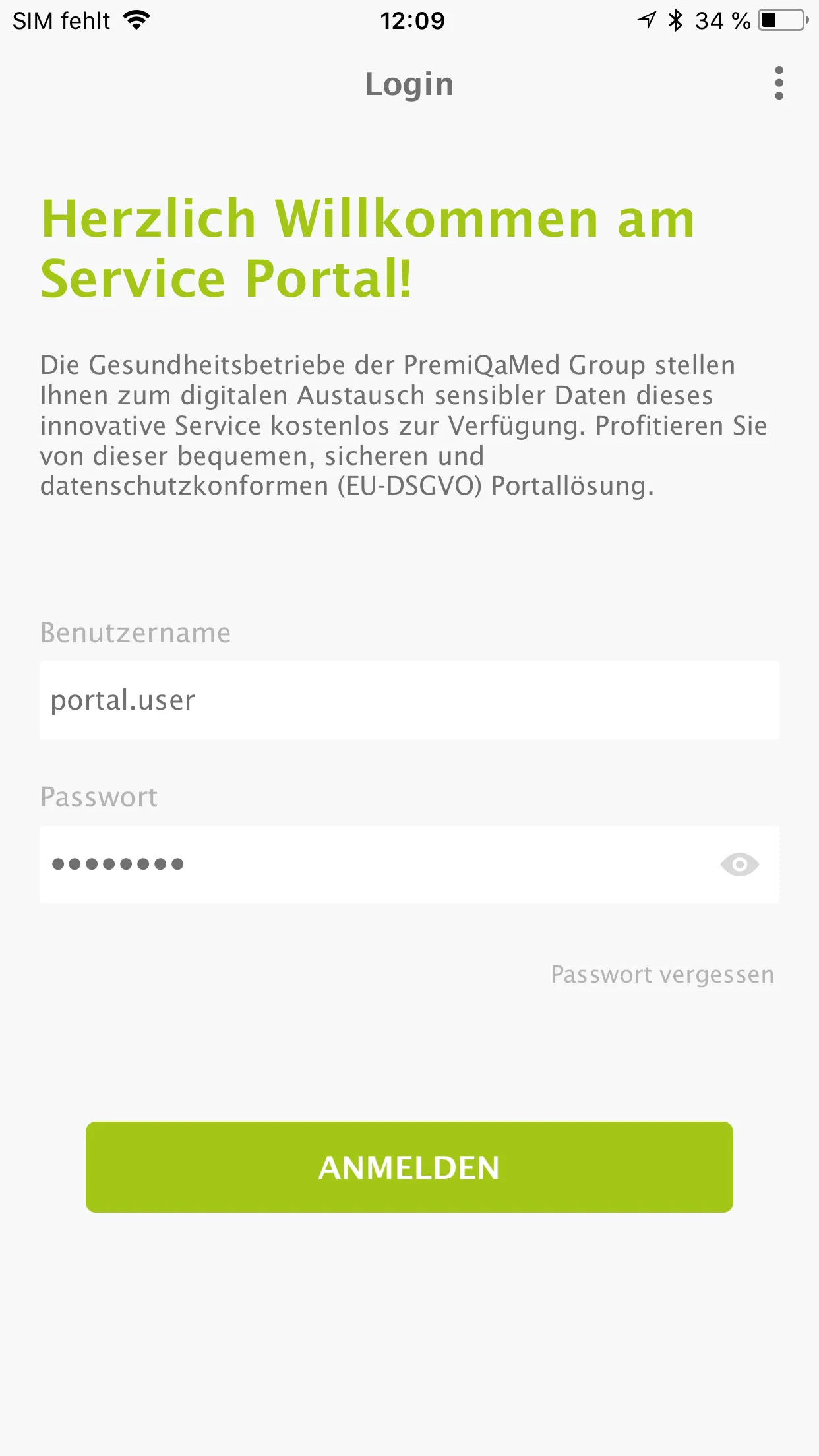 Service-Portal PremiQaMed | Indus Appstore | Screenshot