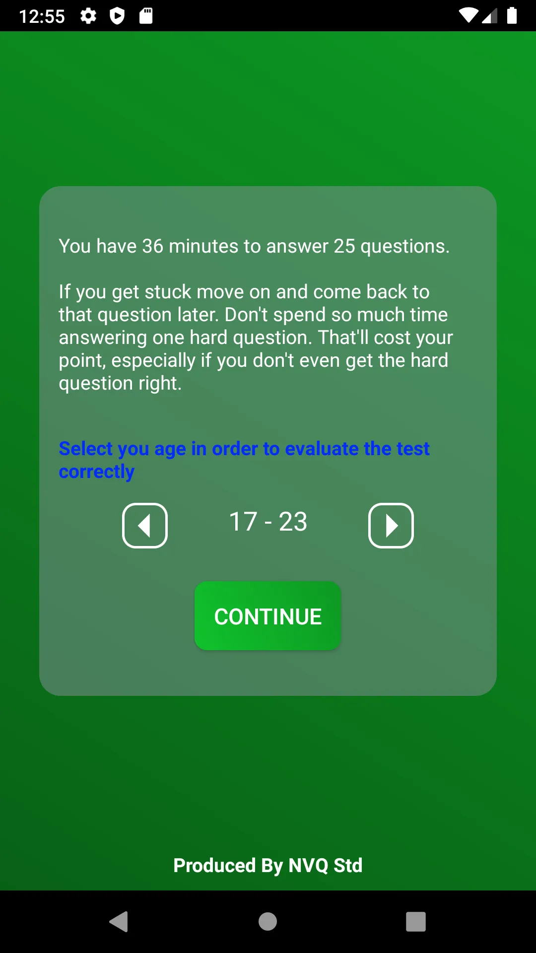 IQ Test | Indus Appstore | Screenshot