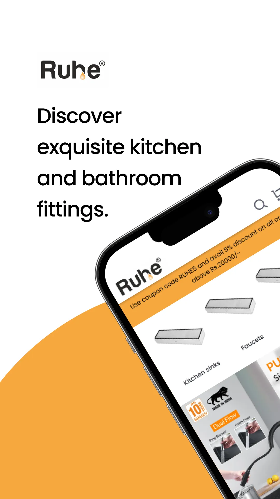 Ruhe - Kitchen & Bath Fittings | Indus Appstore | Screenshot